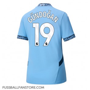 Manchester City Ilkay Gundogan #19 Replik Heimtrikot Damen 2024-25 Kurzarm